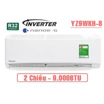 Điều hòa Panasonic inverter 2 chiều 9000BTU Gas R32 YZ9WKH-8